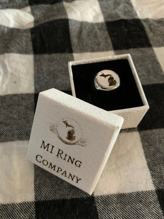 Round MI Signet Ring