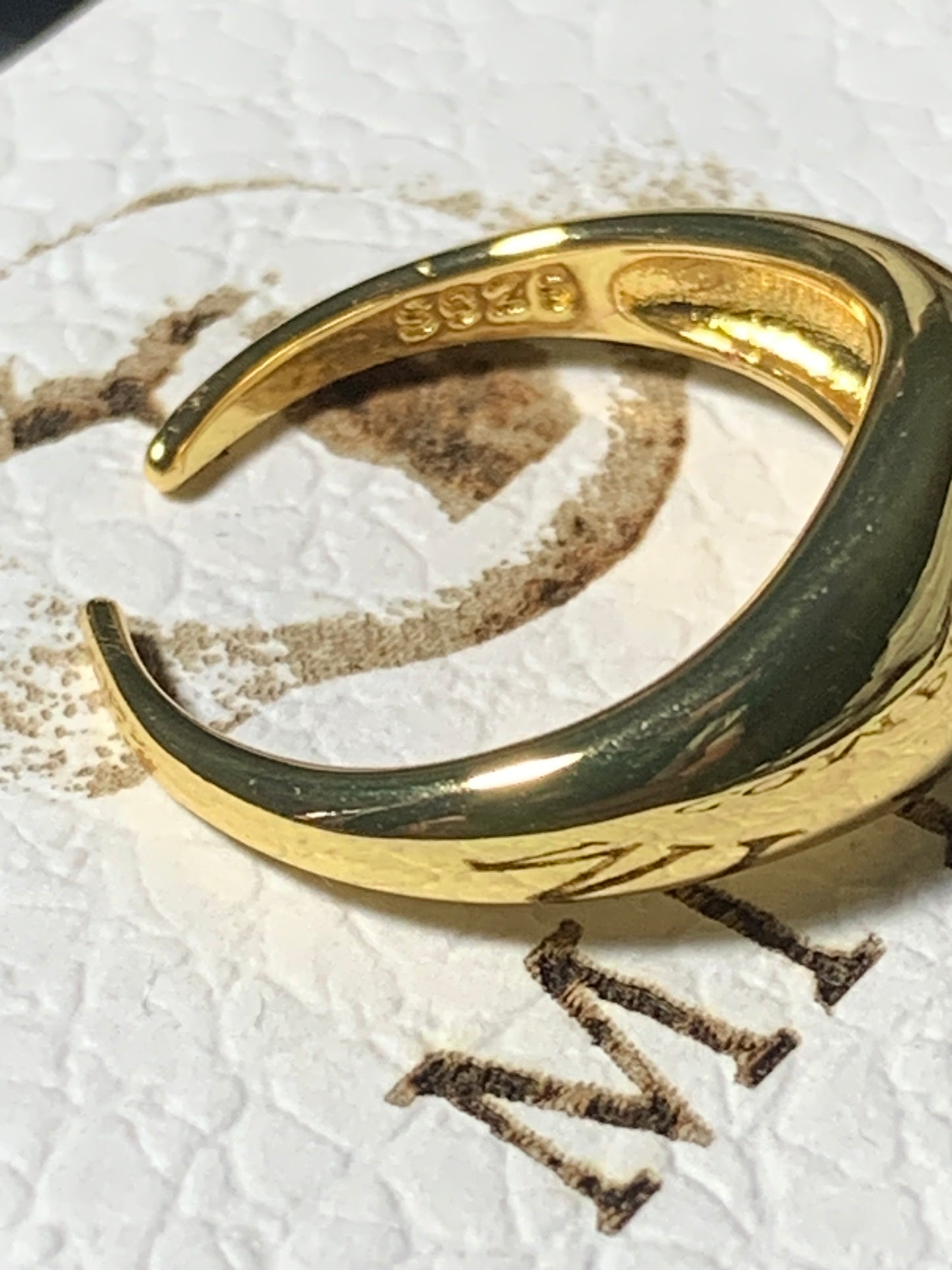 Sterling Silver Adjustable Michigan Signet Ring – Women’s .925 State Pride Jewelry