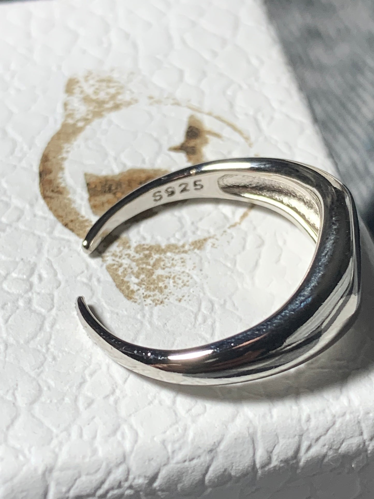 Sterling Silver Adjustable Michigan Signet Ring – Women’s .925 State Pride Jewelry